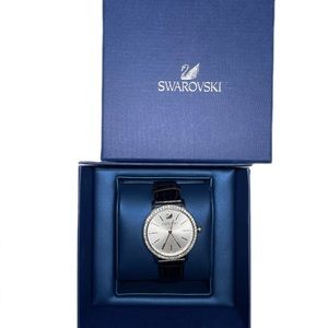 Swarovski Snake Skin Leather Watch